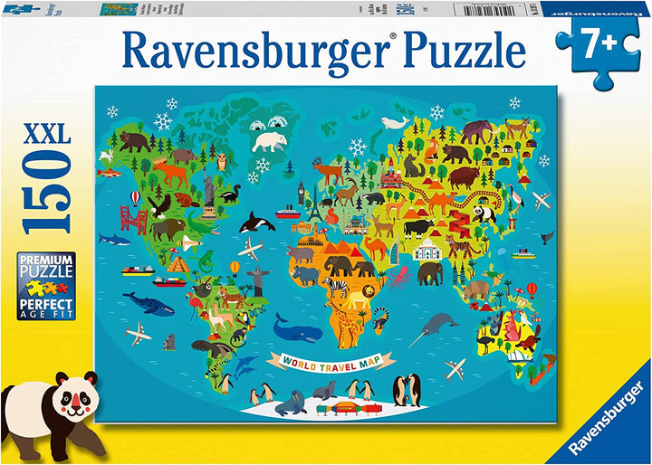 Ravensburger 13287 Animal World Map XXL 150pc