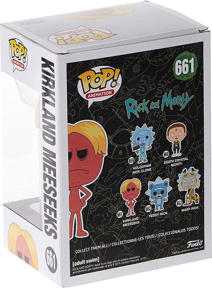 Rick &amp; Morty Kirkland Meeseeks Funko 44251 Pop! Vinyl Nr. 661
