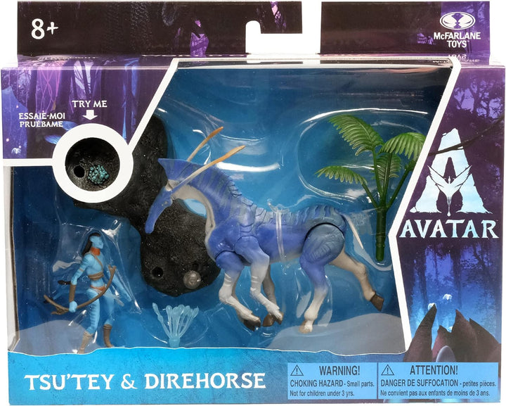 McFarlane Toys - Disney Avatar – World of Pandora Tsu’tey and Direhorse Avatar Movie