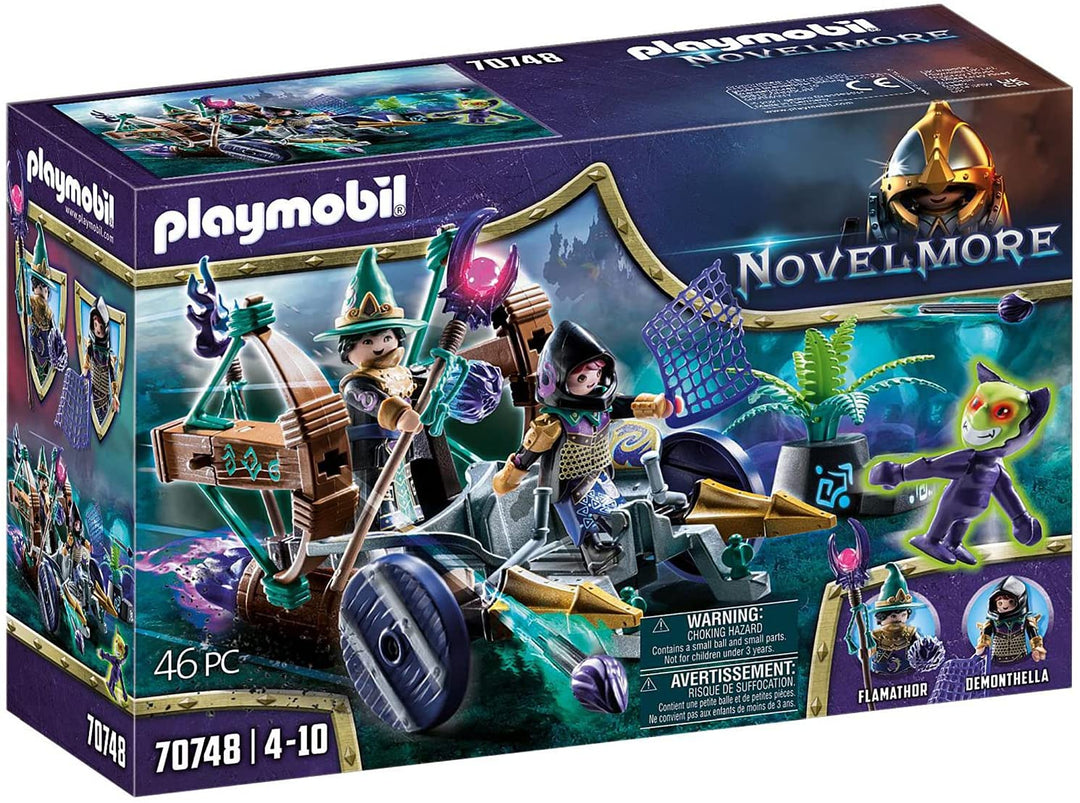 Playmobil Novelmore 70748 Violet Vale - Chariot attrapant les démons, pour les enfants de 4 ans et plus