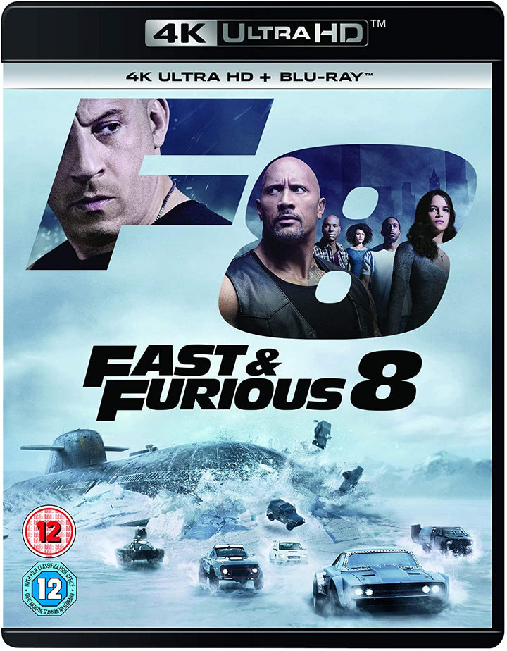 Fast and Furious 8 (4K UHD) – Action/Krimi [Blu-ray]