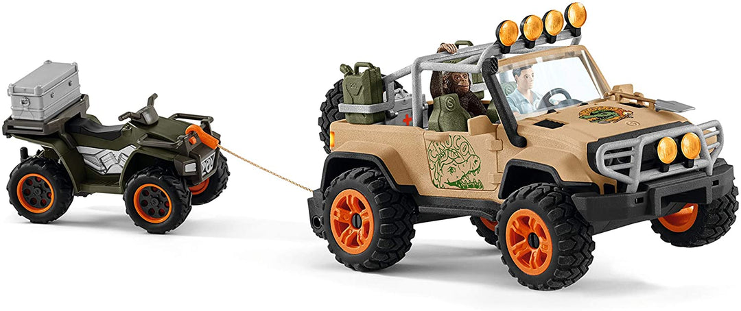 Schleich Wild Life 42410 Véhicule 4x4 avec treuil