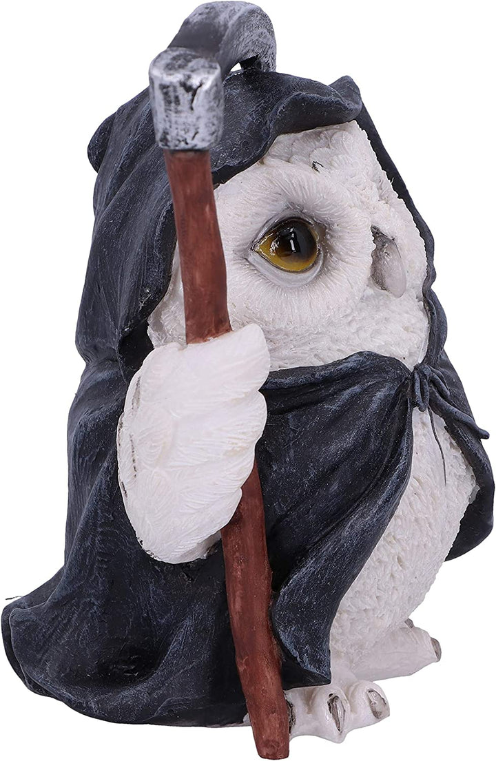 Nemesis Now Flight Grim Reaper Owl Familiar Figurine, White, 12.5cm