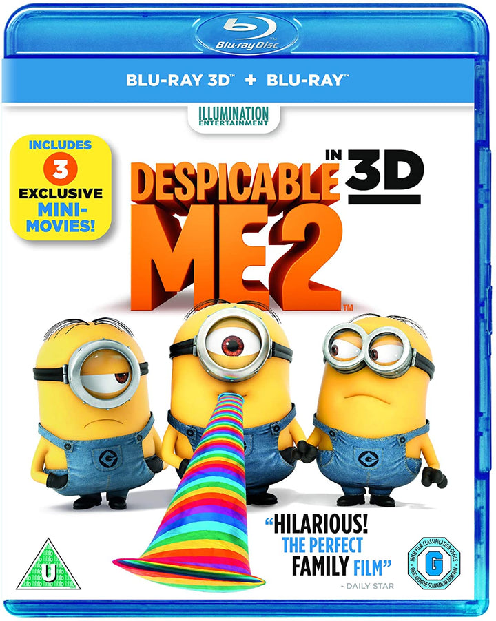 Despicable Me 2 [2013] [Region Free] - Family/Comedy [Blu-Ray]