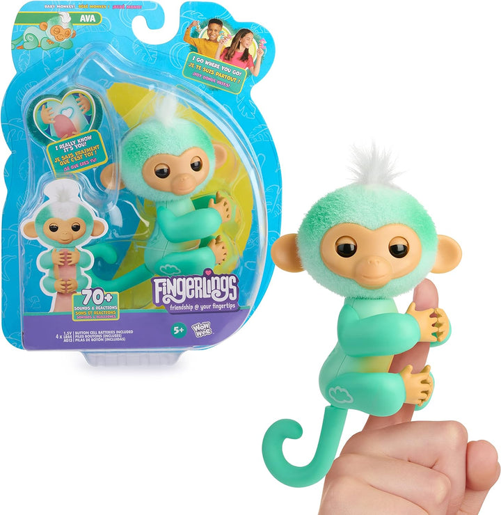 Fingerlings Monkey Teal Ava