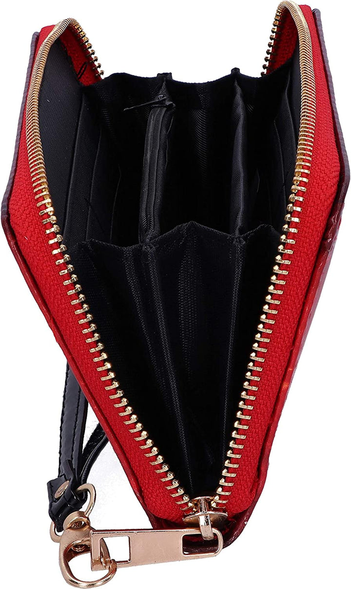 Nemesis Now Elvis 68 Performance Red Womens Purse, Polyurethane, 19cm