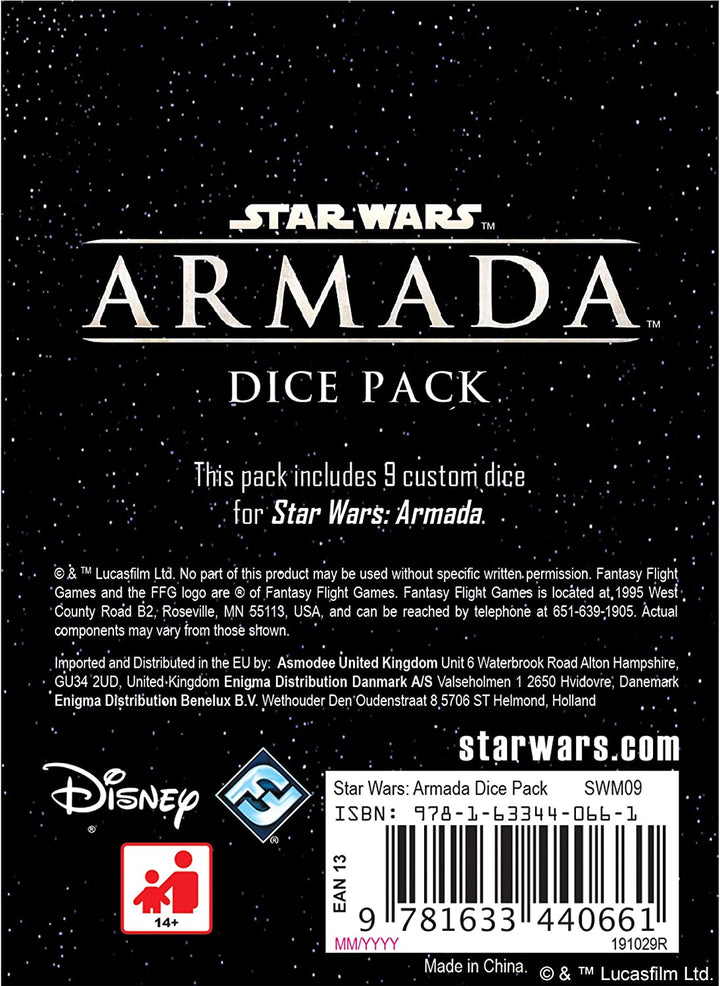 Fantasy Flight Games Star Wars: Armada Dice Pack (SWM09)