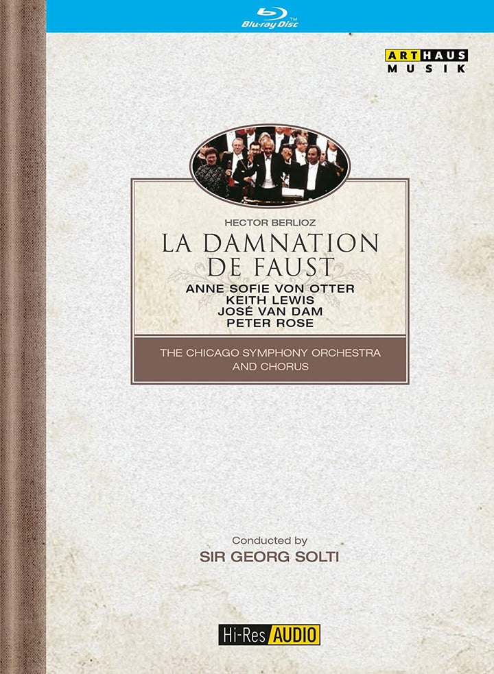 La Damnation De Faust: Chicago Symphony (Solti) [1989] [Region A & B & C] [2016] - [Blu-ray]