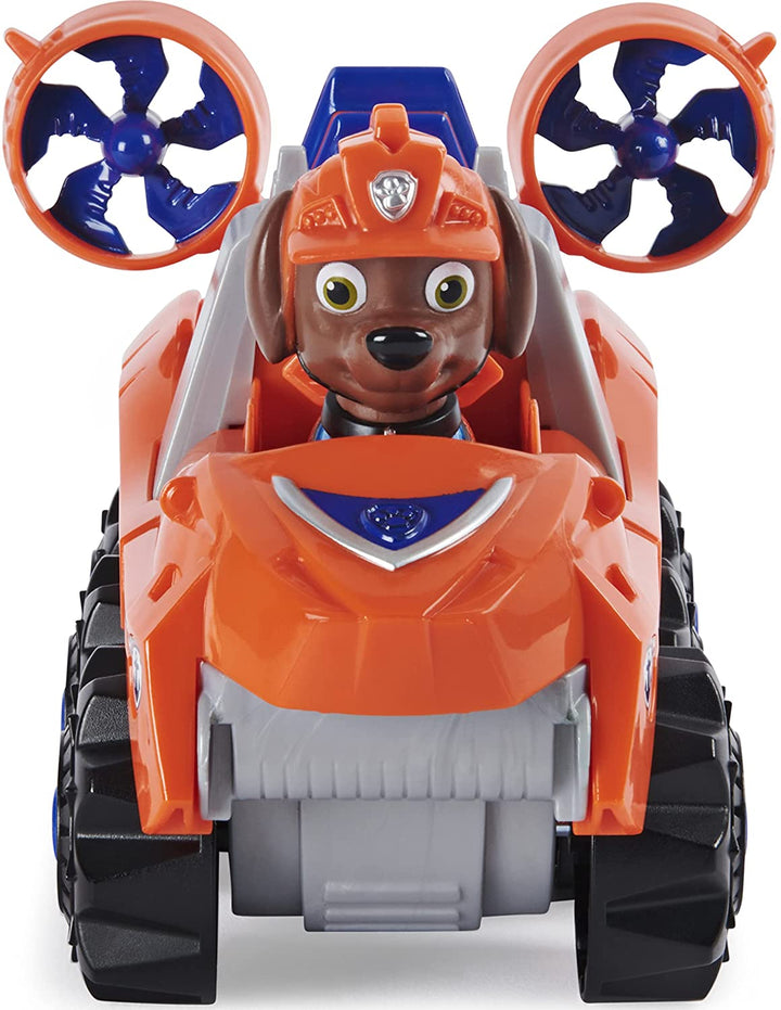 PAW Patrol, Dino Rescue Zuma’s Deluxe Rev Up Vehicle with Mystery Dinosaur Figur