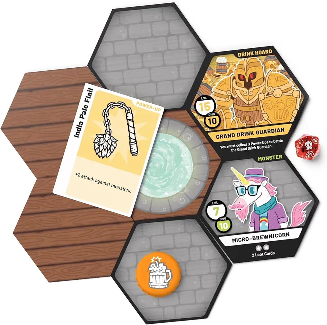 Rollacrit Corp Heroes of Barcadia Board Game (RCHOBBRD-BGRE-STD)