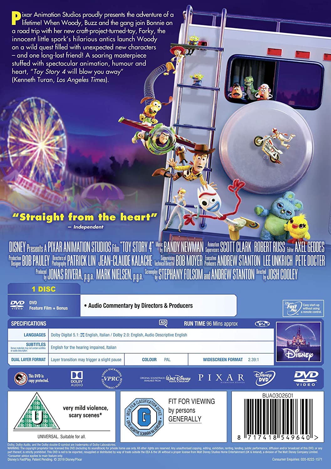 Disney & Pixar's Toy Story 4 - Animation [DVD]