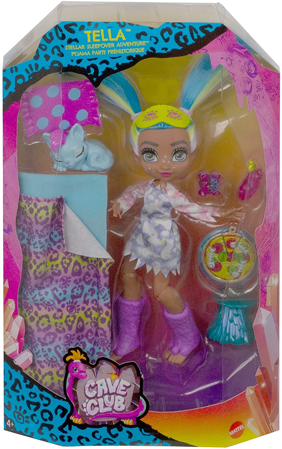 Cave Club Wild About Sleepovers Poupée et accessoires