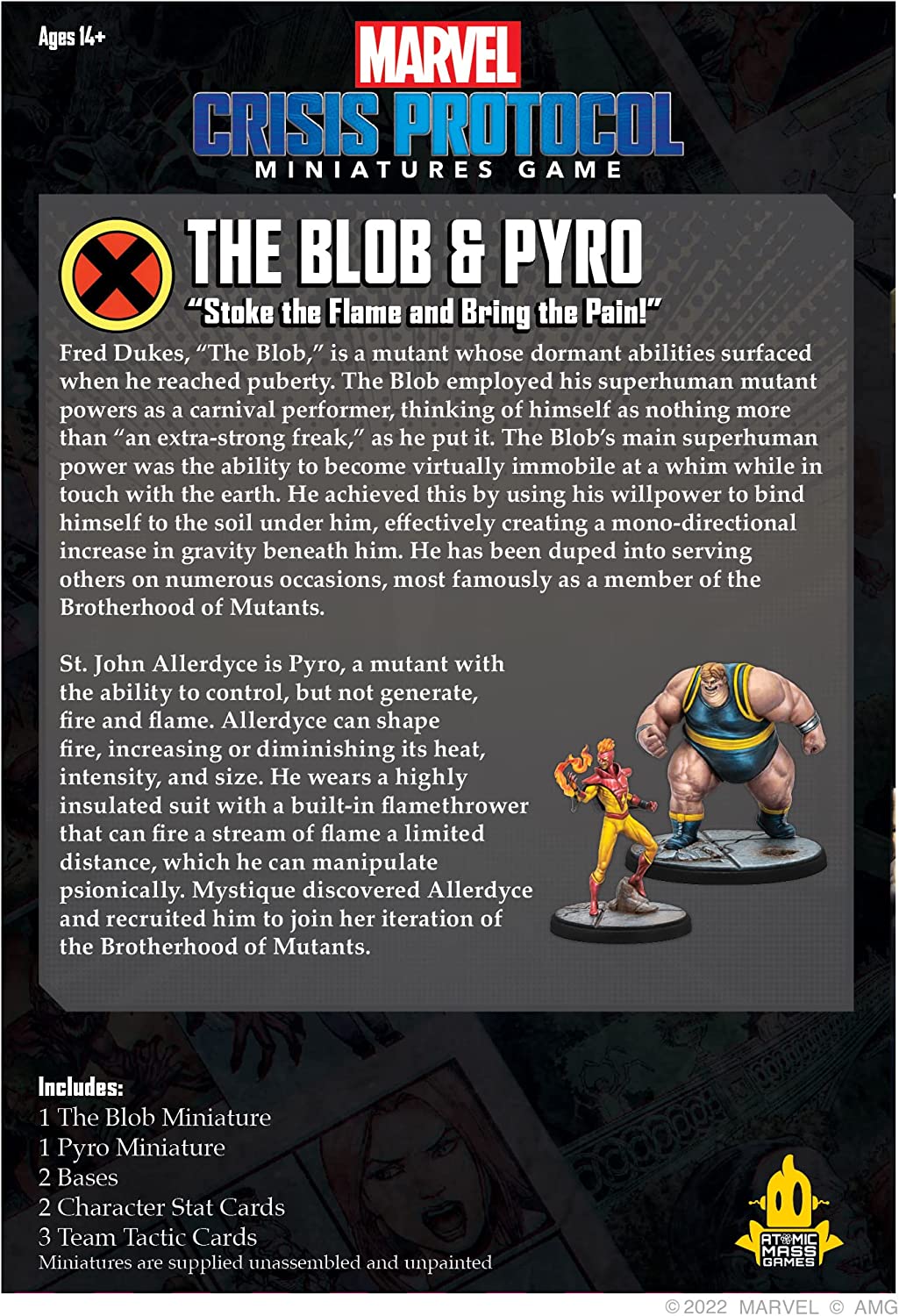 Marvel Crisis Protocol: The Blob and Pyro Character Pack