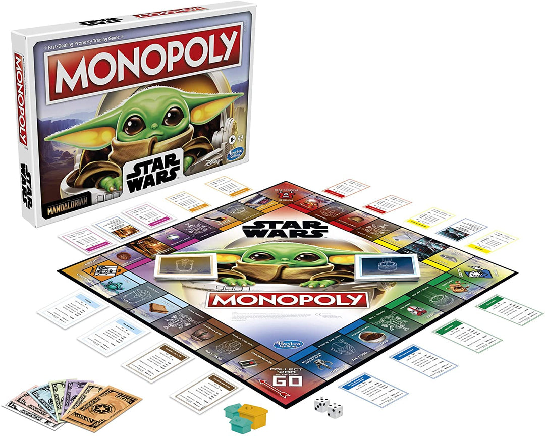 Monopoly: Star Wars The Child Edition Board Game for Families and Kids Ages 8 and Up, Featuring The Child, Who Fans Call "Baby Yoda"