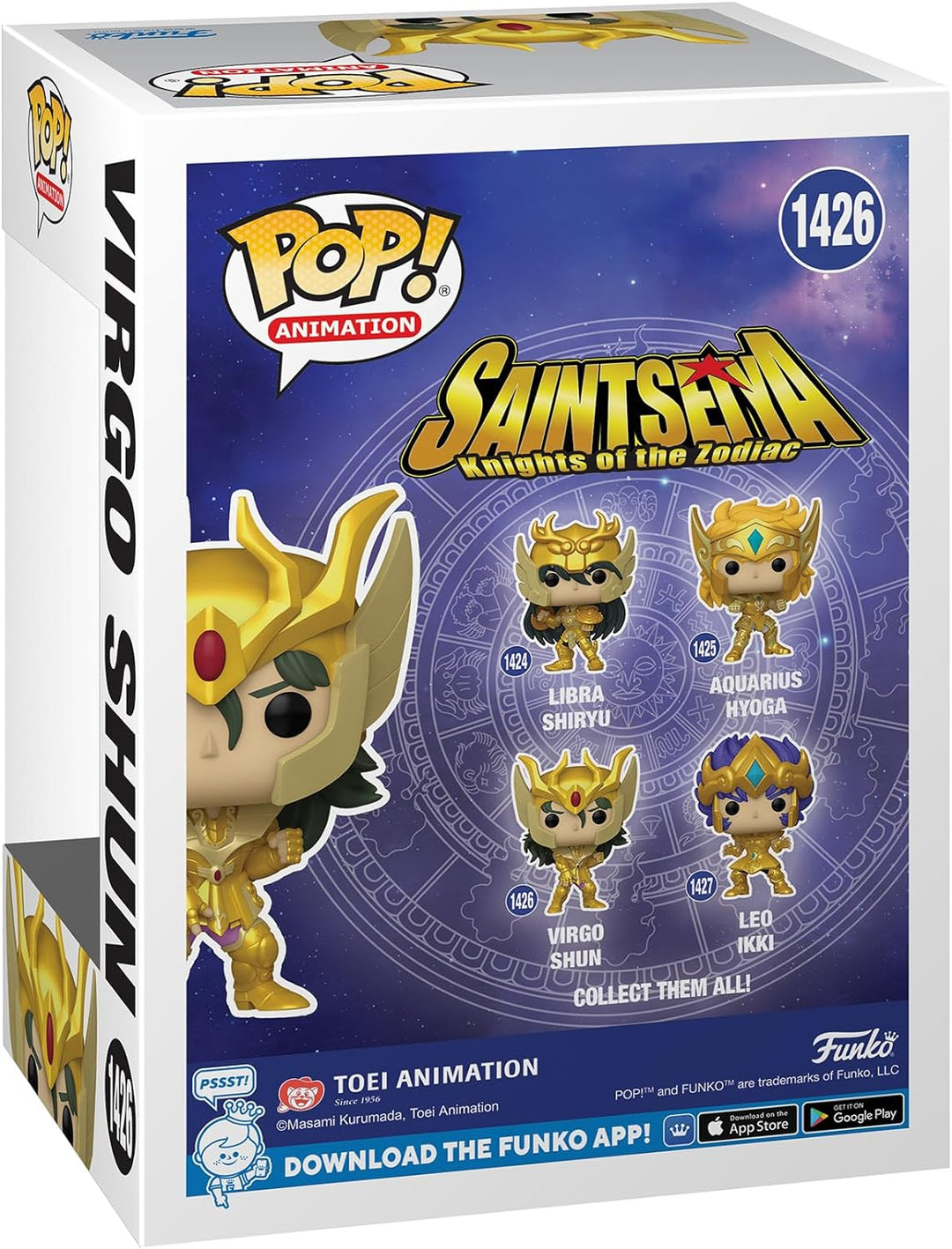 Funko POP! Animation: Saint Seiya – Goldene Jungfrau Andromeda Shun – Viny zum Sammeln