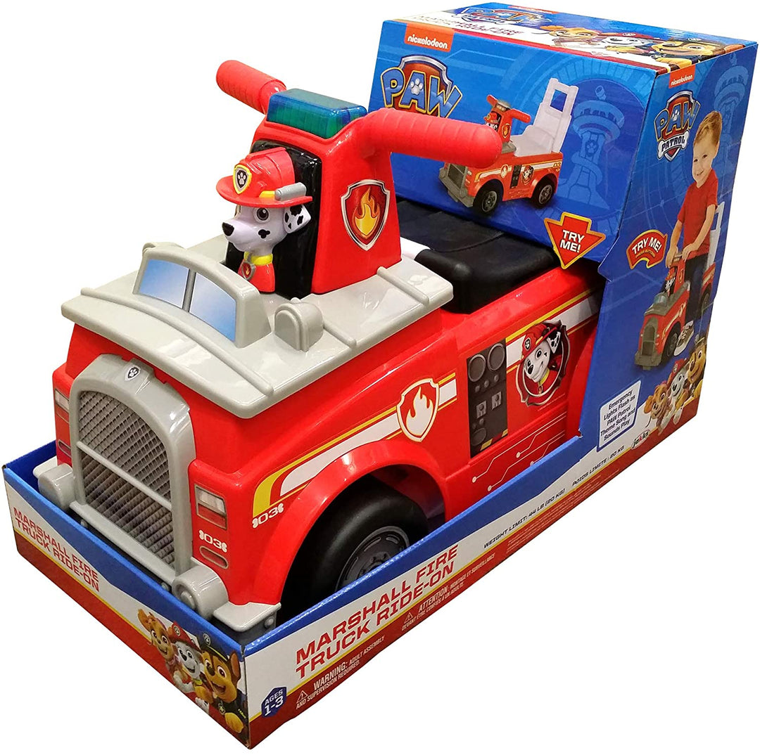 PAW PATROL 95381 Marshell Ride-On Vehicle with Sound, red