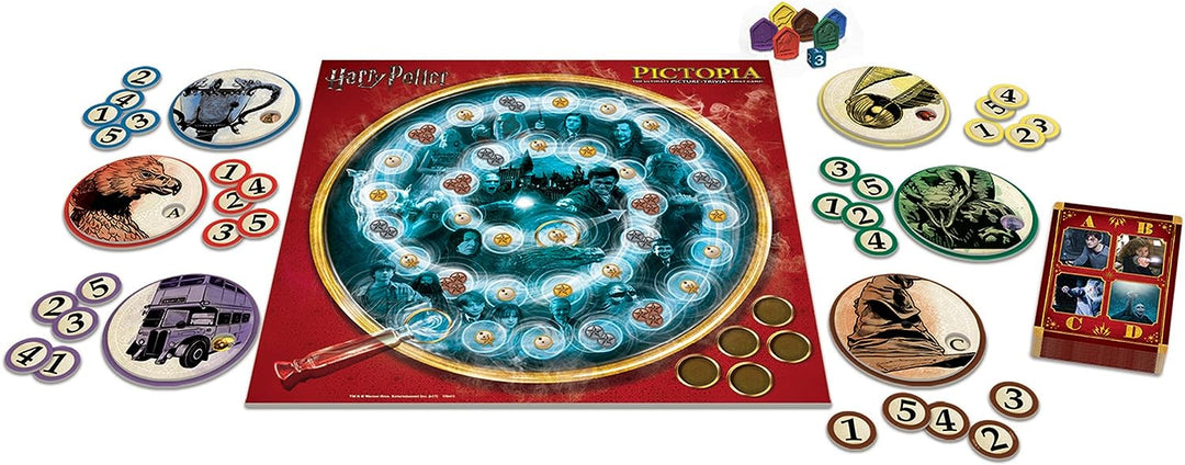 Ravensburger Harry Potter Pictopia - Picture Trivia Family Board Games for Kids and Adults