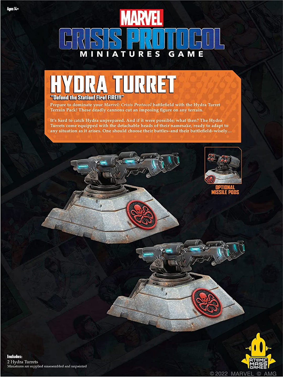 Marvel Crisis Protocol: Hydra Turret Terrain Pack