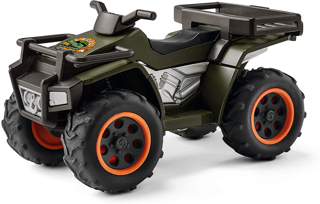 SCHLEICH 42351 Quad avec remorque et figurine Ranger