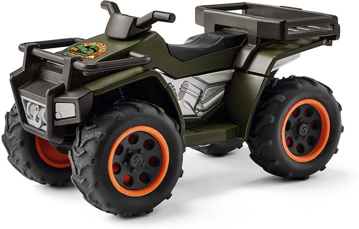 SCHLEICH 42351 Quad avec remorque et figurine Ranger