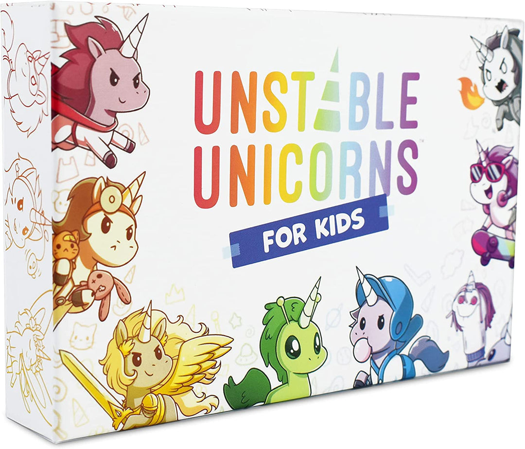 TeeTurtle | Instabile Einhörner Kids Edition | Kartenspiel | Ab 6 Jahren | 2-6 Spieler |