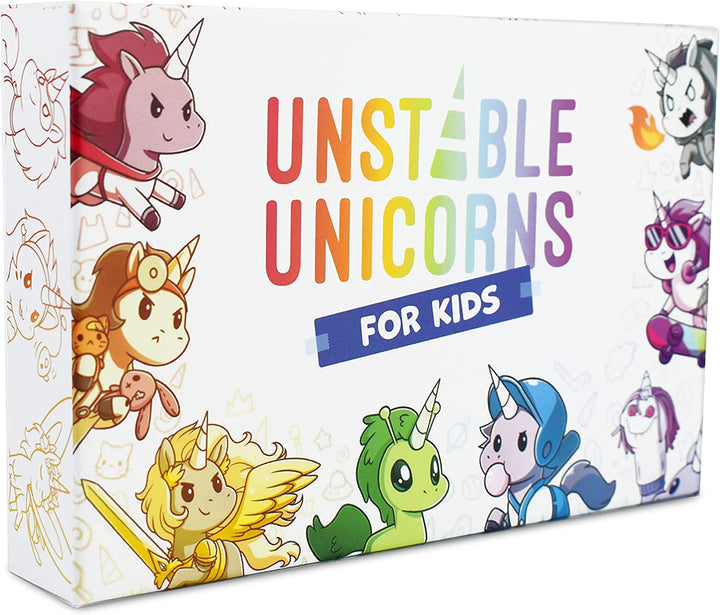TeeTurtle | Instabile Einhörner Kids Edition | Kartenspiel | Ab 6 Jahren | 2-6 Spieler |