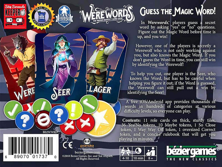 Stronghold Games WWRDBEZ Werewords Board Game, Multicoloured