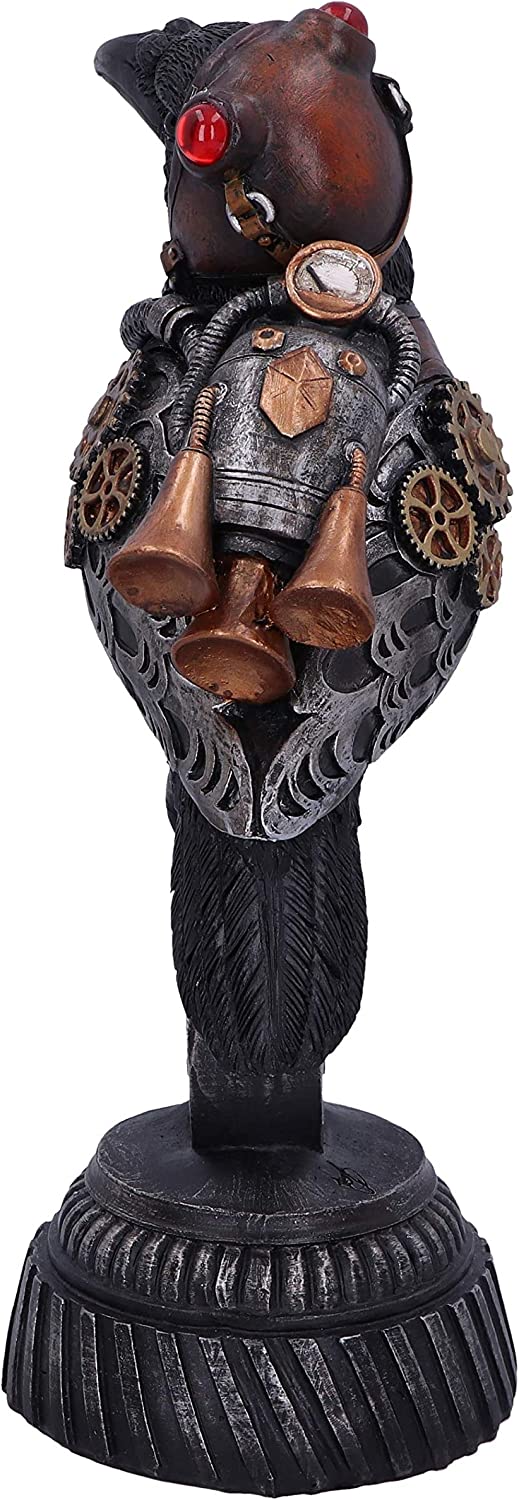 Nemesis Now Steampunk Rivet Raven Figurine, 24cm