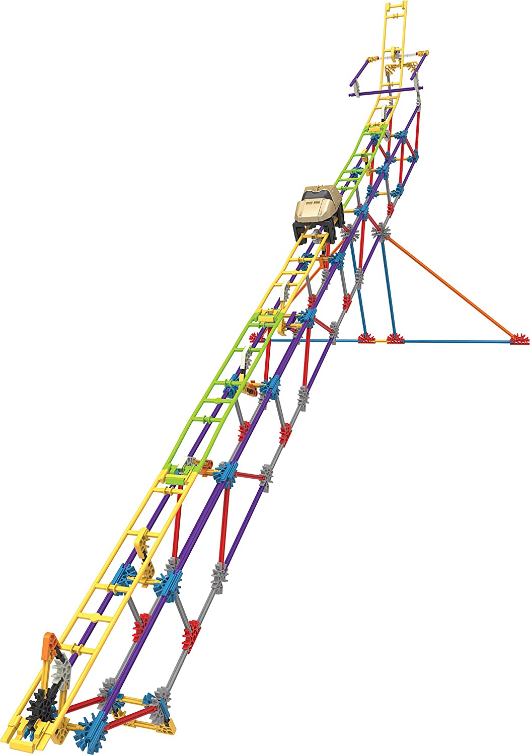 K"nex STEM Explorations Roller Coaster Building Set - Motorized Educational Playset for Ages 8+