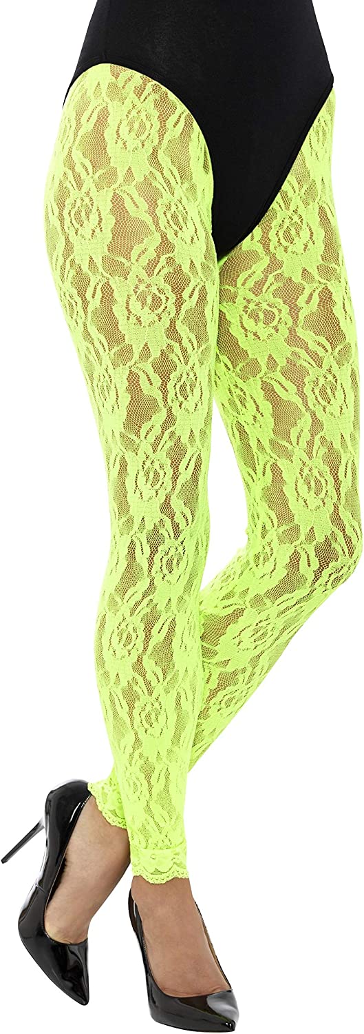 Smiffys 80s Lace Leggings