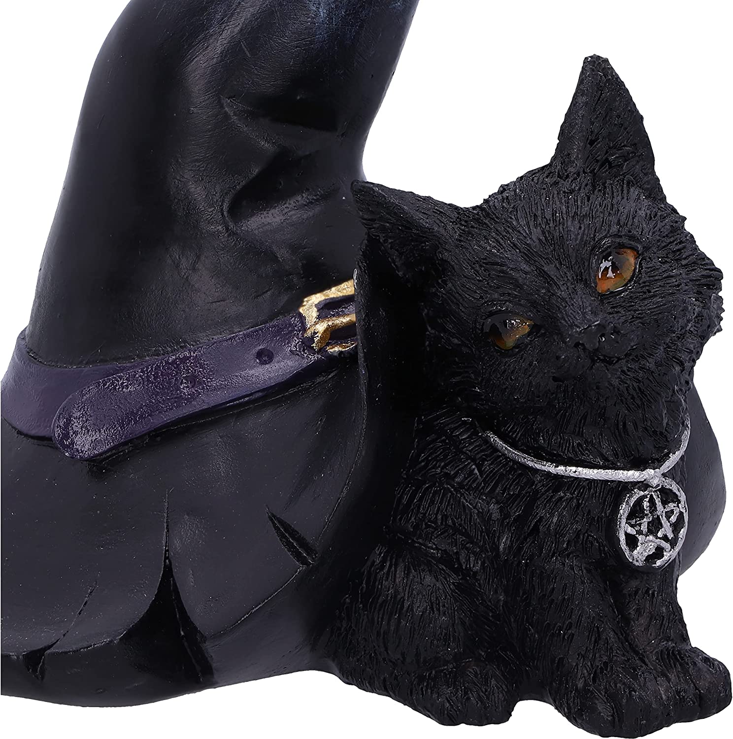 Nemesis Now Wiccan & Witchcraft Collection - Prue Cat Figurine in Black 4