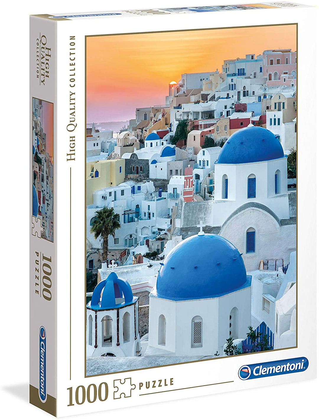 Clementoni 39480 Collection Puzzle pour Adultes et Enfants-Santorin-1000 Pièces