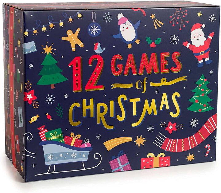 12 Games of Christmas - 12 Hilarious Festive Games [Family Party Games Pack for Families]