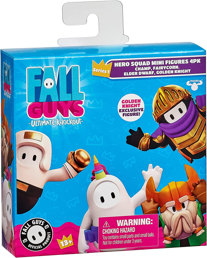 Fall Guys Hero Squad Mini Figures 4 Pack