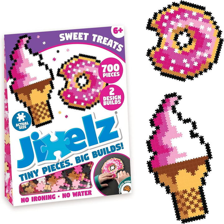 Jixelz 700 Piece Set Sweet Treats Pixelated Puzzle Art For Children, Suitable For Boys & Girls