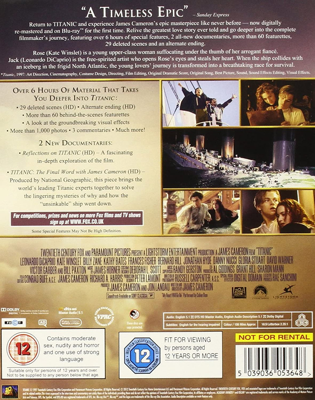 Titanic - Romance/Drama [Blu-ray]