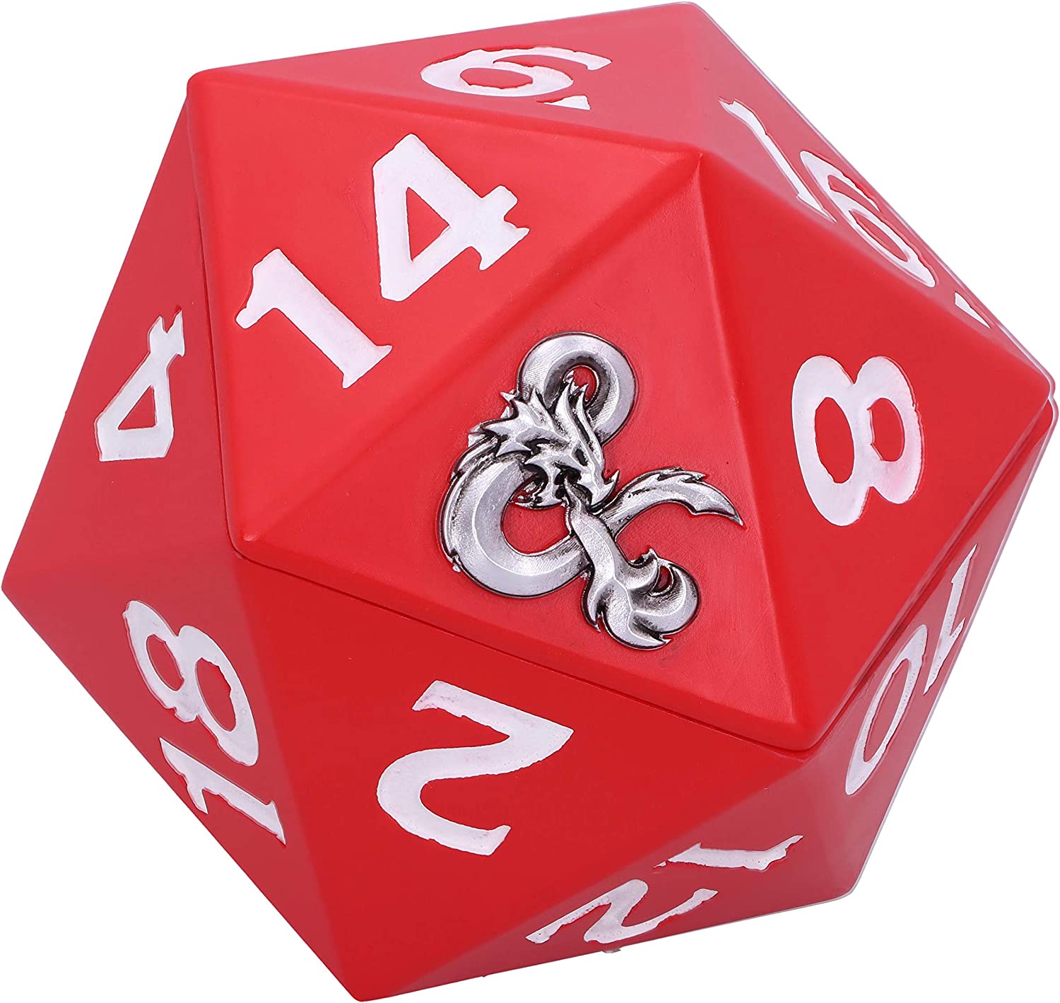 Nemesis Now Dungeons & Dragons D20 Dice Storage Box Red Resin 4