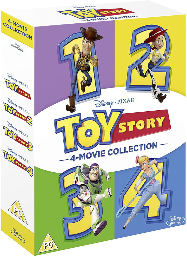 Disney & Pixar's Toy Story 1-4 - Animation [Blu-ray]