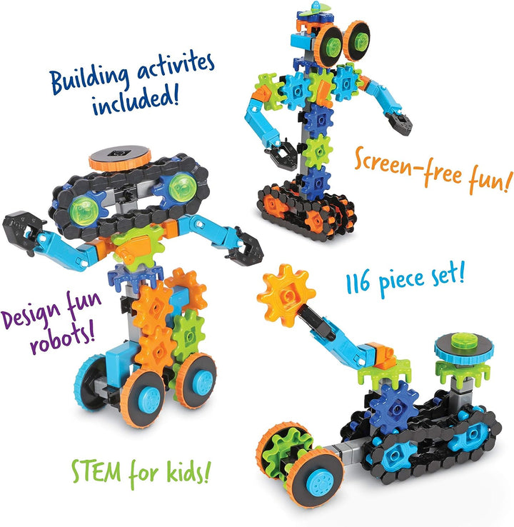 Learning Resources LER9228, Engineering, Robot Toy for Kids, STEM, Ages 5+