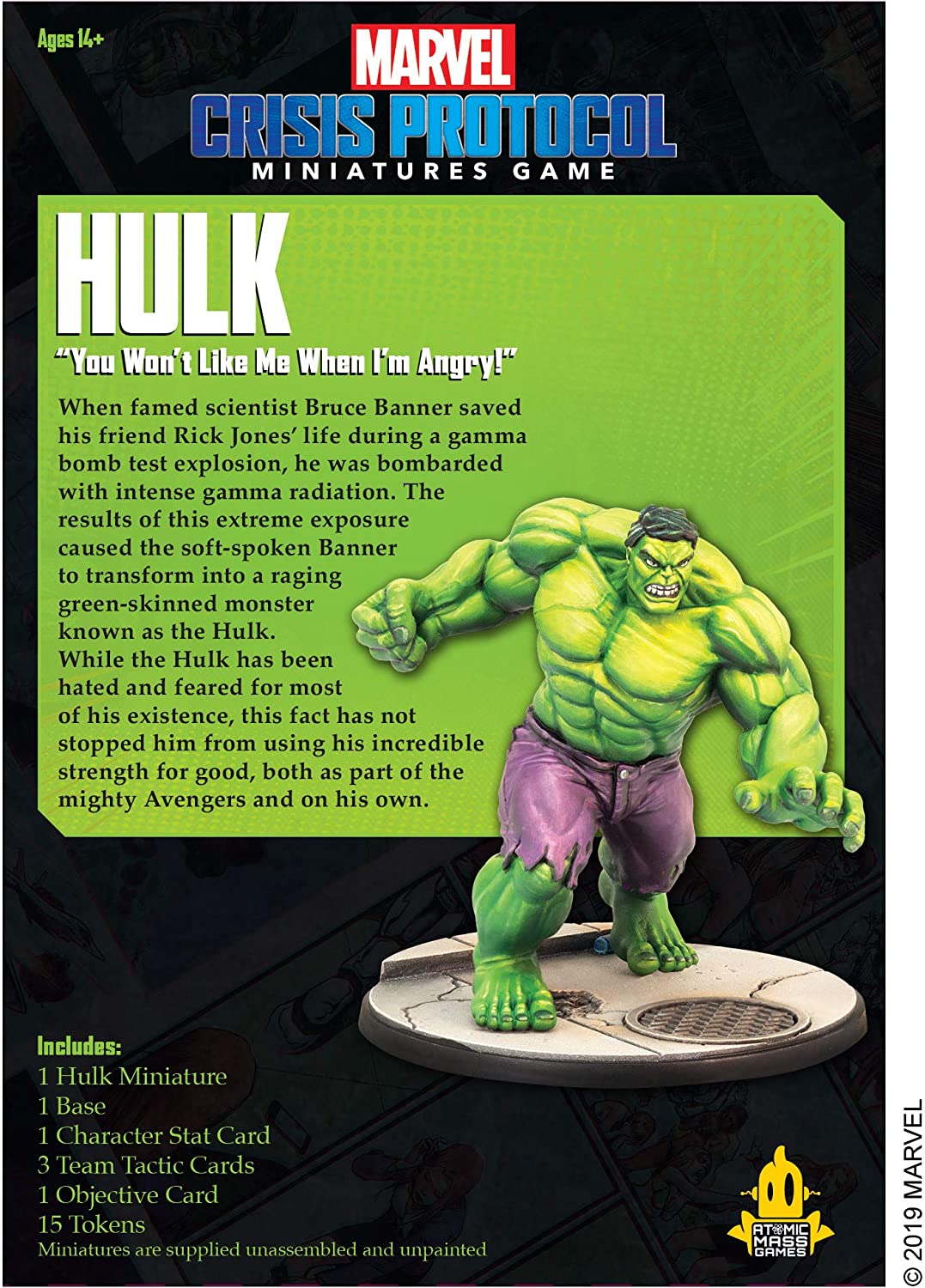 Atomare Massenspiele | Marvel Crisis Protocol: Charakterpaket: Hulk