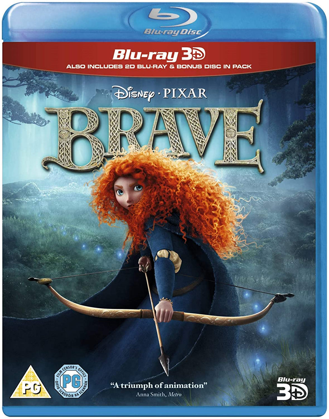 Brave [Region Free] - Family/Adventure [Blu-ray]