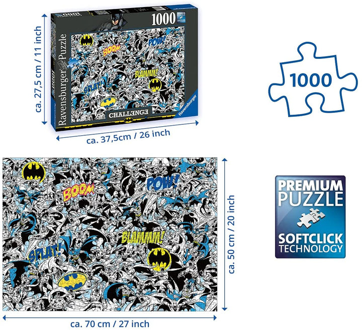 Ravensburger 16513 Batman Challenge 1000pc