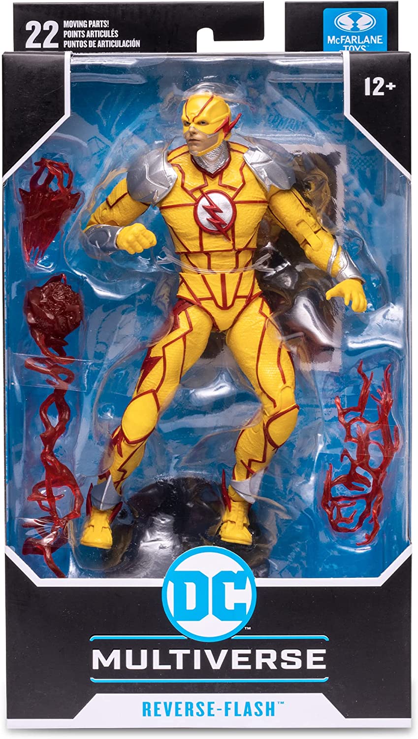 McFarlane TM15382 DC Gaming 7IN Figures WV7-REVERSE Flash, Multicoloured