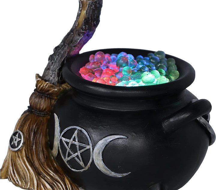 Nemesis Now Bubbling Cauldron 14.5cm, Black