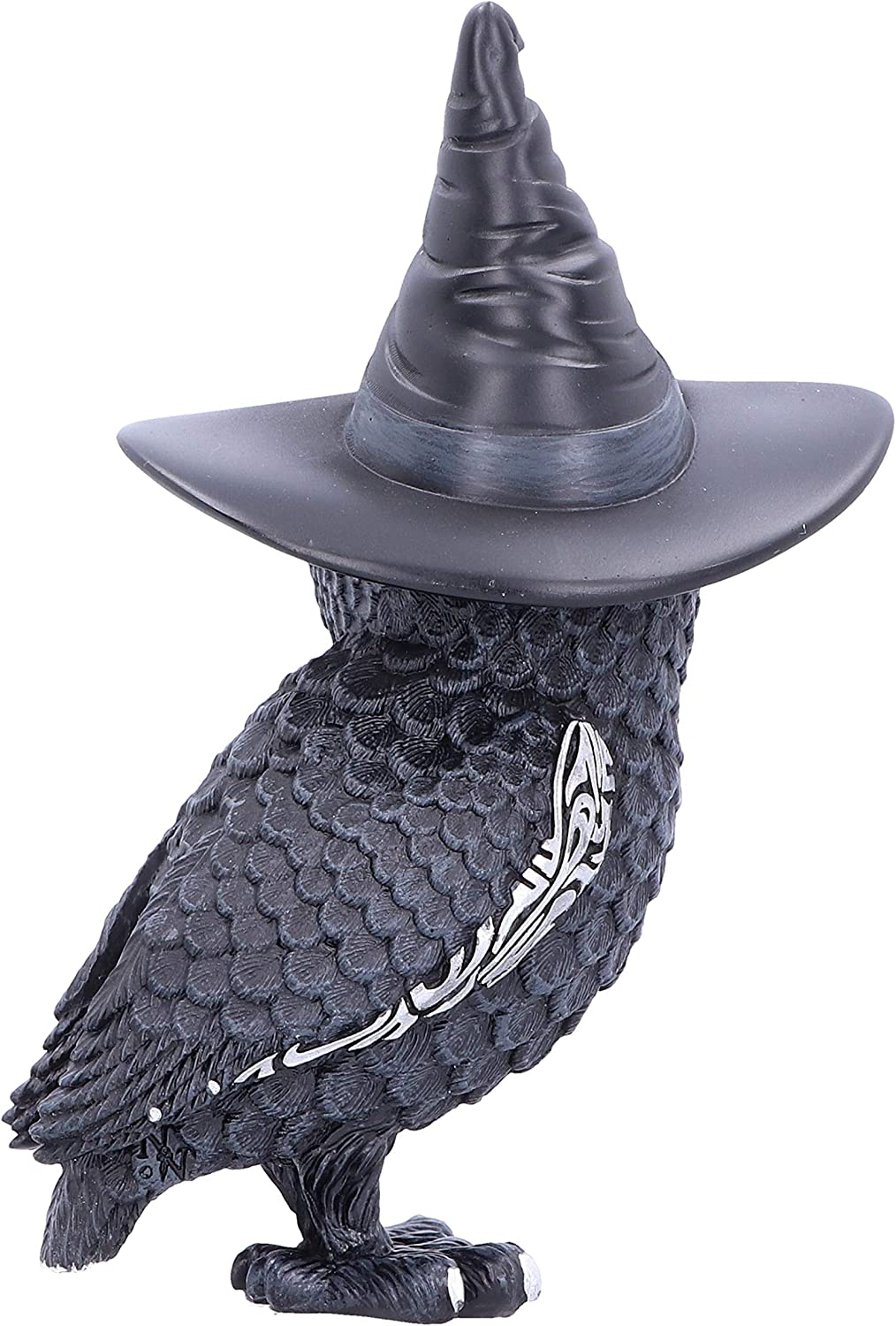 Nemesis Now Owlocen Witches Hat Occult Owl Figurine, Black, 13.5cm, Resin