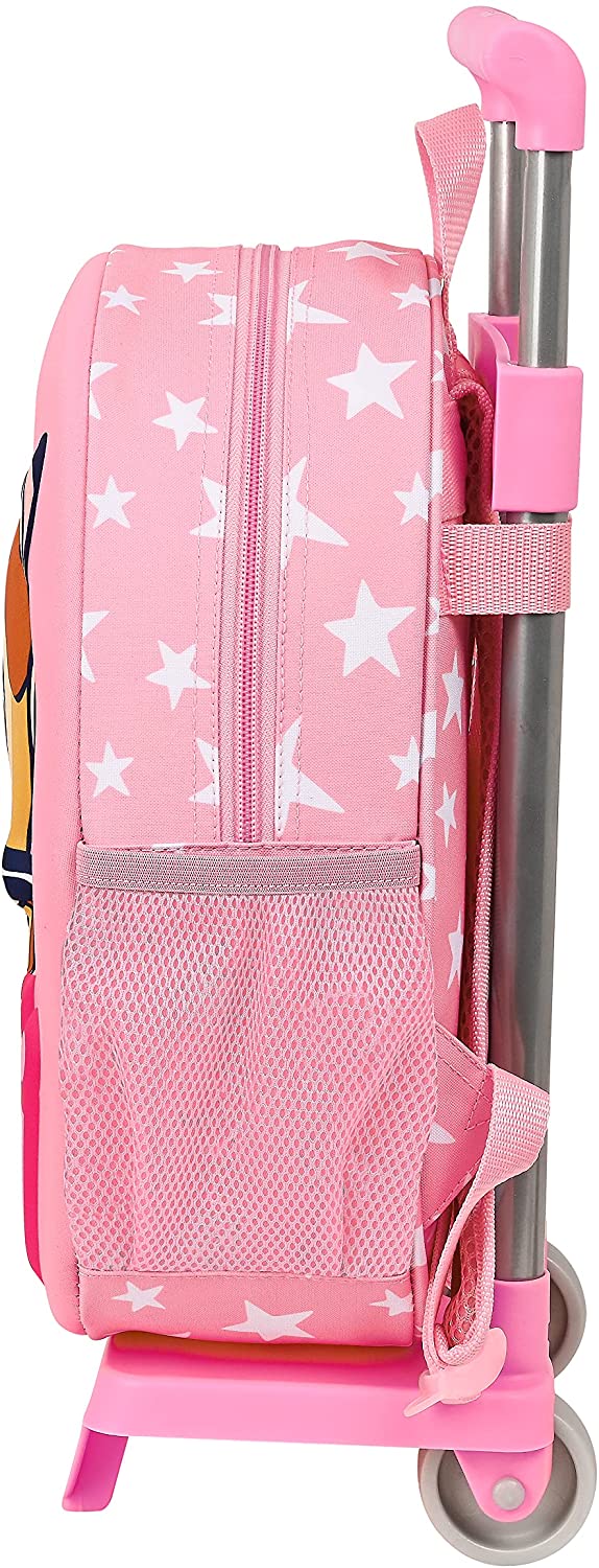 safta Boys' M020H Backpack with 3D Design and Trolley 705, Light Pink, 270x100x3