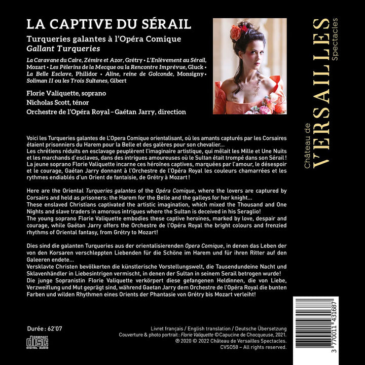 La Captive du serail [Audio CD]