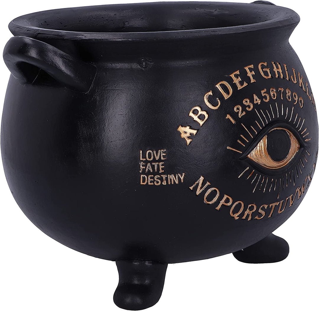 Nemesis Now All Seeing Eye Witches Cauldron, Black, 22.3cm