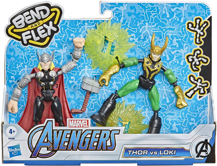 Bend and Flex Marvel Avengers Thor Vs Loki Figurine Jouets
