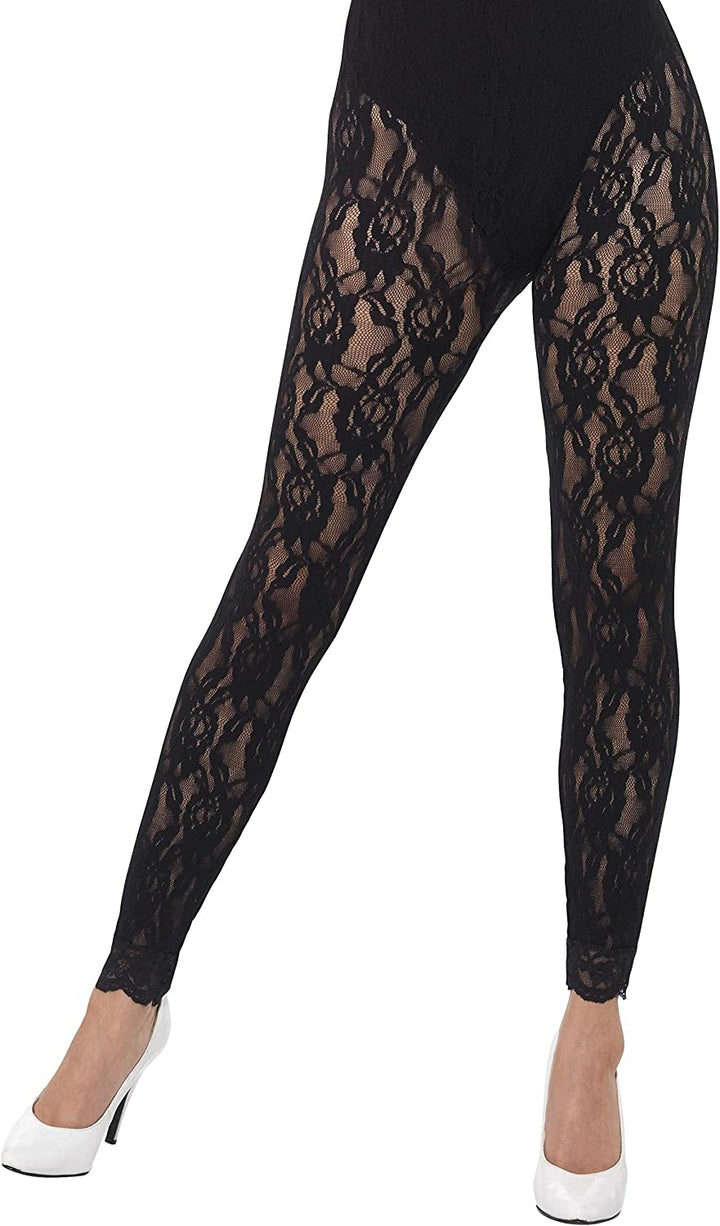 Smiffys 80s Lace Leggings